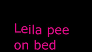 I love pee my bed