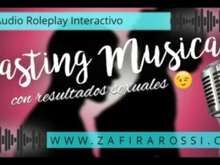 ÁUDIO PORNÔ ESPECIAL INVIDENTES | ROLEPLAY CASTING MUSICAL | ASMR INTERATIVO EM ESPANHOL | SEDUCCION