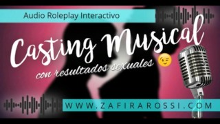 PORN AUDIO ESPECIAL CASTING MUSICAL INTERACTIVE ASMR IN SPANISH SEDUCCION