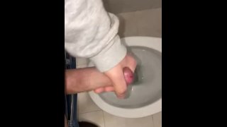 I jerk off in the bathroom at work