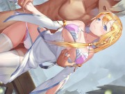 Preview 2 of Sex With a Holy Girl [2D Hentai Game, 4K, 60FPS, Uncensored]