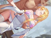 Preview 3 of Sex With a Holy Girl [2D Hentai Game, 4K, 60FPS, Uncensored]