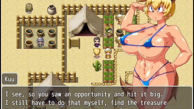 TreasureHunterKee TheAncientRuins [RPG Hentai game] Ep.2 странный костюм из бинтов