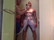 Preview 3 of Wet spandex and g-string fucking in a hotel