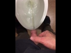 Video Compilation of some recordings of me pissing, wanking & cumming at work on company time. #Fun@Work