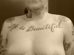 Trans Man FTM, Titty Play, Knocking Knockers, Pre Op, Titty Fucking - Screenshot 1 of 16 - Titty Fuck