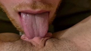 Best CLIT and VAGINA licked until orgasm, teen got her pussy eaten, LABIA FETISH