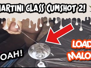 cumshot glass, verified amateurs, 4k, martini