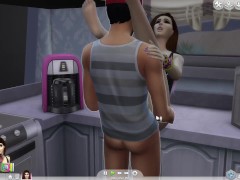 Ashlyn Gets Fucked by her Boyfriends Friend in her Kitchen!! :P