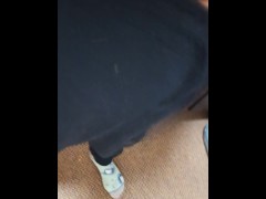 FTM Goes Commando At Work - Screenshot 10 of 16 - Nude