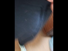 FTM Goes Commando At Work - Screenshot 9 of 16 - Commando