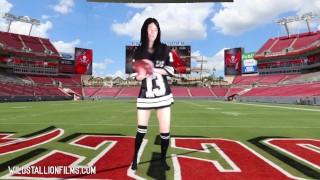 Alexandria Wu's Sexy Super Bowl Halftime Show Promo 
