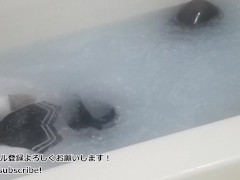 【WAM】セーラー服と黒ストッキングでローション風呂に浸かる/School Sailor. Pantyhose. Lotion Bath. Slime. - Screenshot 11 of 16 - Lotion