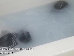 【WAM】セーラー服と黒ストッキングでローション風呂に浸かる/School Sailor. Pantyhose. Lotion Bath. Slime. - Screenshot 9 of 16 - Stockings