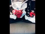 Preview 4 of MX motoboy cumming on MX Helmet