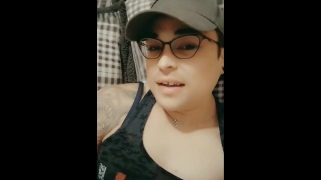 Ashley has a little fun before the gym! No makeup!