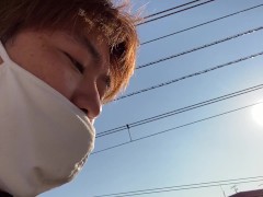 五反野駅で電車を見送る男 - Screenshot 13 of 16 - Japanese Uncensored