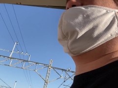 五反野駅で電車を見送る男 - Screenshot 8 of 16 - Japanese Uncensored