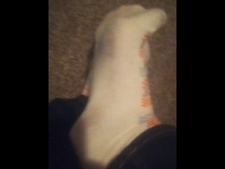 Gray Clark Shoes & Cute Hexagon White Dirty Socks (No Audio)