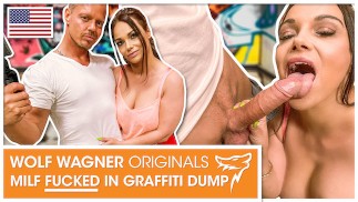 Dirty Priscilla: naughty MILF enjoys a young guy's ram rod! WOLF WAGNER