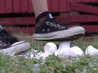 Crushing Eggshells Wearing Converse all Star | Sneakers