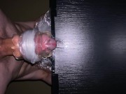 Preview 4 of Verbal Guy Fucking Fleshlight While Moaning Until Dripping Cum - 4K