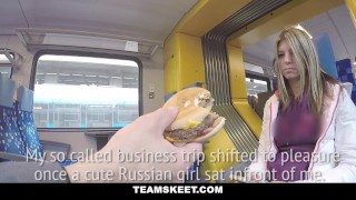 Russian Teen Gina Gerson Fucks In Train For Money
