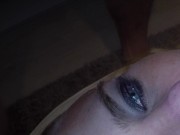 Preview 3 of Dutch girl gets an eye facial cum in both eyes