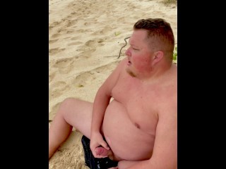 Cumming on the Beach - LOTS MORE on my OnlyFans Com/westcub86