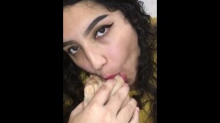 A Video Of A Girl Gamer Self-Worshiping And Sucking Her Toes Was Posted Exclusively For My Fans