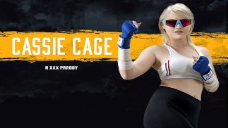 Зази Скаймм в роли CASSIE CAGE имеет некоторые новые анальные навыки в MORTAL KOMBAT XXX