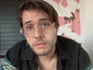 Intense Male Moaning! HotGuy Strokes his cock_for you! And explains his dick tattoo.