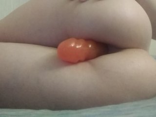 stretching, deep anal, pink, solo female