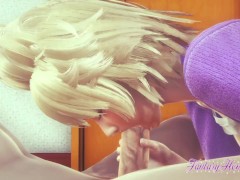 Boku No Hero Hentai - Mitsuki Blowjob and cums in her mouth