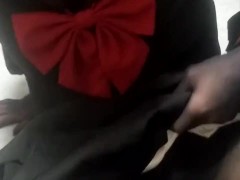 セーラー服とストッキング履いたら興奮しすぎてぴくぴくしてた。 - Screenshot 2 of 16 - セーラー服