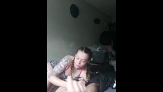 Babygirl Gets Fucked | Stoned Sex | Sucking Daddy's Cock