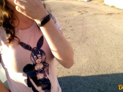 публичный секс со школьницей  на смотровой площадке на горном перевале и полный рот вкусной спермы  - Screenshot 15 of 16 - Public