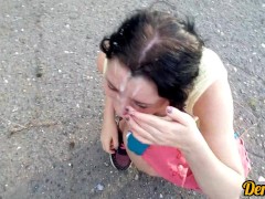 секс с милашкой на старой дороге много спермы на лице и волосах - Screenshot 13 of 16 - Cum In Face