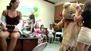 Alaina Brooke's CFNM Fiesta Featuring Big Dick Male Strippers DANCING BEAR