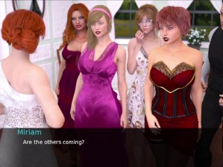 blonde, big natural tits, visual novel game, pc gameplay