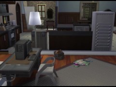 Video Fucking my secretary, a sexy brunette at work and outdoors | Sims