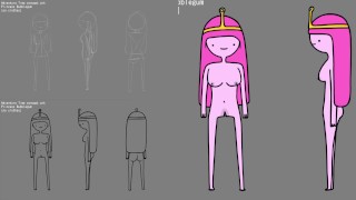 [GELEKT] Princess Bubblegum NAAKT ontwerpen - avontuur tijd porno