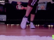 Preview 2 of Chaturbating With My New White Converse All Star | Triss2020 on Chaturbate