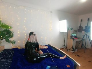 Backstage_of Pretty Lesbian Fetish Girls Doing Sex_Video. Positive Femdom, Sex Play,Latex Leather