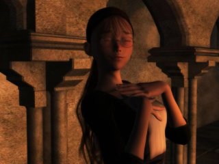 Mentor futara got horny and fucked her lesbian student  Hentai game