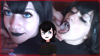 A Huge Cumshot Is Given To Hot Goth MAVIS In The Face
