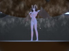 Certain Research Diary [Hentai SFM game] Ep.1 Monster girl cowgirl and devil blowjob with tail