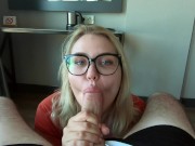 Preview 4 of Amateur Girl Blowjob - Cum in Mouth