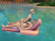 Preview 2 of Justin Bieber fucks his mistress while on sea vacation | Sims 4 - Porn Stories