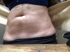 Sweat Belly Lick